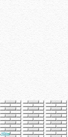Sims 2 — White Half Bricks by camelia111 — Part of Exterior Collection I