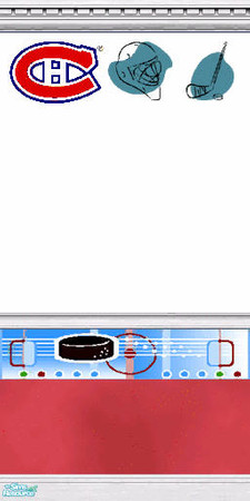 Sims 2 — NHL Team Logo Wall #16 by Moon_Dancer — 30 wallpapers in this set, one for each NHL team. This one is the