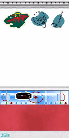 Sims 2 — NHL Team Logo Wall #15 by Moon_Dancer — 30 wallpapers in this set, one for each NHL team. This one is the