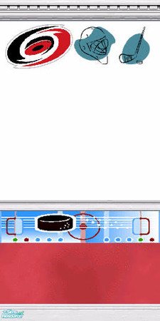 Sims 2 — NHL Team Logo Wall #6 by Moon_Dancer — 30 wallpapers in this set, one for each NHL team. This one is the