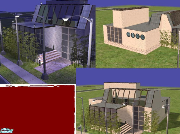 Sims 2 — Starter Home 4 by crayanne — THe wilson family live in there, a very morden house...
