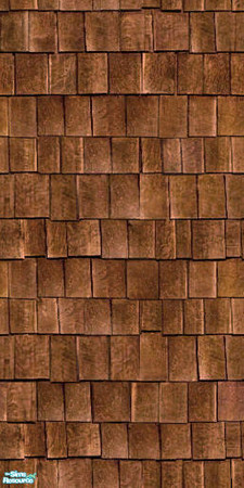 Sims 2 — Rich Brown Shingles by Moon_Dancer — Rich Brown Shingles, darker than the Maxis ones. -- TSRAA object, please