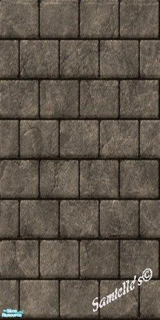 Sims 2 — jbDarkLestonianWalls115 by Samielle — Mix and match these beautiful dark walls to any home on your lot. The set