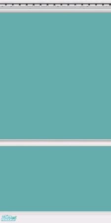Sims 2 — Tealicious paint with white mouldings by Crass — TSRAA