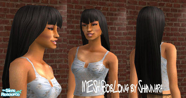 Sims 2 — Bob Long by Shannara_Simfashion — Hair Bob Long for Adult Females