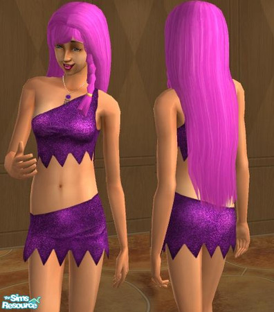 Sims 2 — Anime Nomadic - Purple color by Dr Pixel — Purple hair color, for child, teen, adult, young adult, and elder.