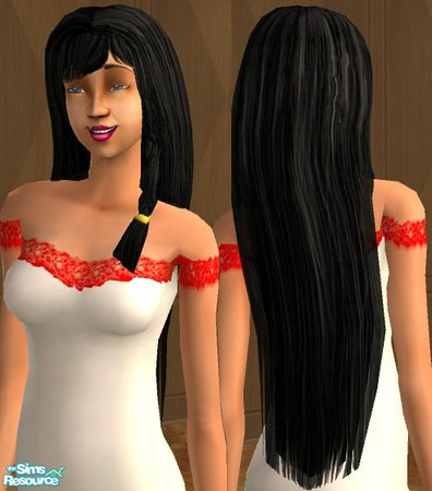 Sims 2 — Anime Nomadic - Black Color by Dr Pixel — Black hair color, for child, teen, adult, young adult. This color will
