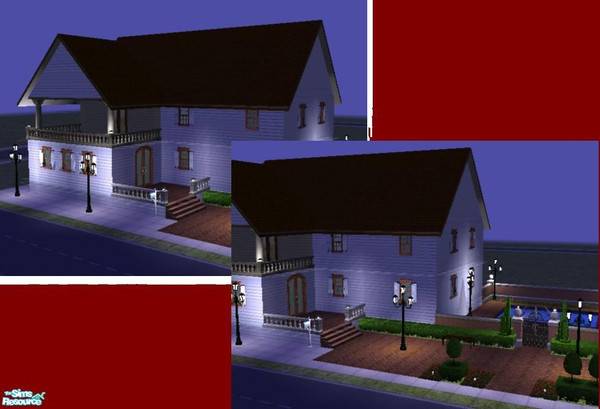 Sims 2 — Elm Street 493 by crayanne — A different house, with a kitchen, a dinnig, a big living, two baths and two bads.