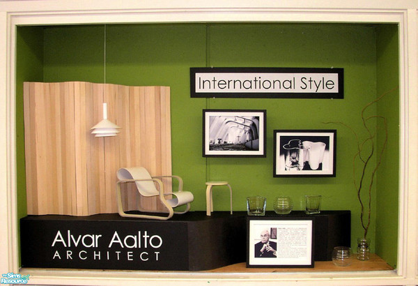 Sims 2 — Modfan_storewindow02 by modfan — A furniture store window for your community lots. 