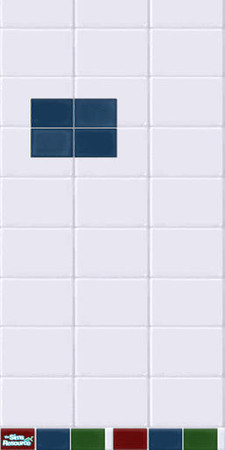 Sims 2 — Changing Room Wall Tiles by NoFrills — Changing Room Wall Tiles