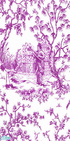 Sims 2 — coloured chiense walls - Individual Item by skinflin — 