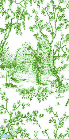 Sims 2 — coloured chiense walls - Individual Item by skinflin — 