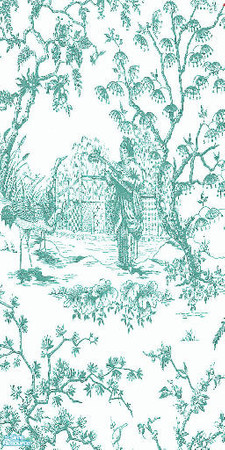 Sims 2 — coloured chiense walls - Individual Item by skinflin — 