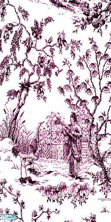 Sims 2 — coloured chiense walls - Individual Item by skinflin — 