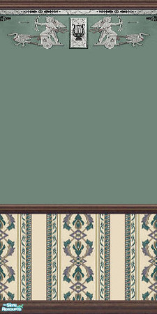 Sims 2 — The Striped 9 by Lorah — This striped set has a wall to look good in everyroom; Kitchen, livingroom, diningroom,
