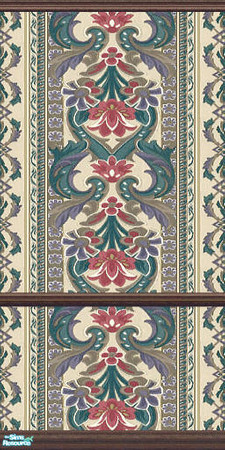 Sims 2 — The Striped 8 by Lorah — This striped set has a wall to look good in everyroom; Kitchen, livingroom, diningroom,