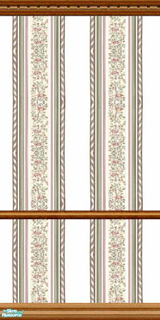 Sims 2 — The Striped 3 by Lorah — This striped set has a wall to look good in everyroom; Kitchen, livingroom, diningroom,