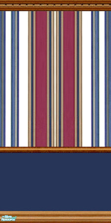 Sims 2 — The Striped 1 by Lorah — This striped set has a wall to look good in everyroom; Kitchen, livingroom, diningroom,