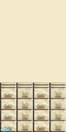 Sims 2 — Victorian in Green 6 by Lorah — Elegant victorian green walls in wallpaper, paint and tiles.