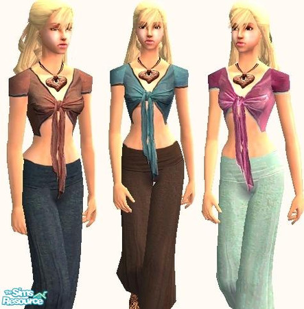 Sims 2 — Modern Harem Set by c0nan21 — Modernized Harem Set. MESH by Chriko