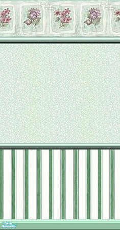 Sims 2 — Green Collection - wall 6 by fizz bomb — part of the Green Collection TSRAA