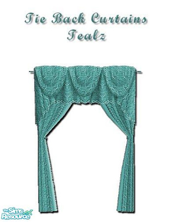Sims 2 — Tealz Curtainz - 3 by iwubu — New curtains to match any and all object or wall I've created! Tired of plain