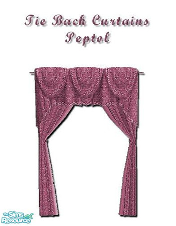 Sims 2 — Peptol Curtainz - 3 by iwubu — New curtains to match any and all object or wall I've created! Tired of plain