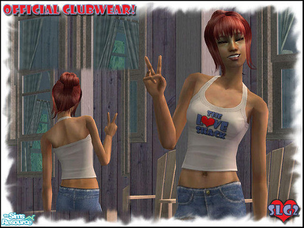 Sims 2 — Love Shack Official Clubwear, Female by SimsLvrGrl — This is the Love Shack Clubwear worn by patrons and