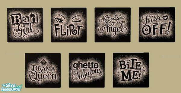 Sims 2 — Teen Goth Girl Pics.... by Maree464 — For the teen with an edge.... These are recolors of Maxis "B