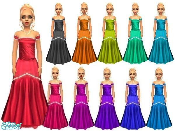 Sims 2 — silk formal dresses by juttaponath — Do not recolour and upload or reupload. Thank you. You will need the mesh