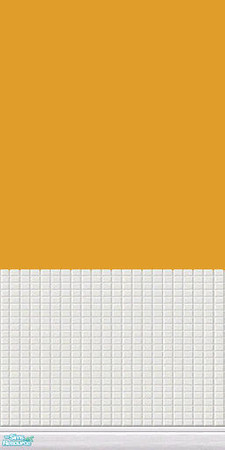 Sims 2 — Dijon tile wall by Crass — Here's a wall and floor set in mustard tones. Great for warming up the color scheme