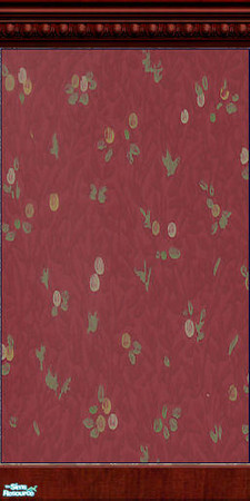 Sims 2 — Red Muted Berries - Antique Wall by jembaby04 — Some antique walls for your older homes. All the walls in this
