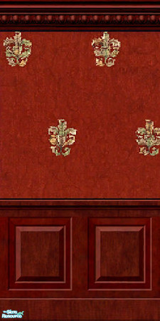 Sims 2 — Fleur Crest - Antique Wall by jembaby04 — Some antique walls for your older homes. All the walls in this set