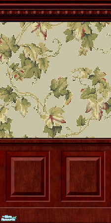 Sims 2 — Tinted Vines - Antique Wall by jembaby04 — Some antique walls for your older homes. All the walls in this set