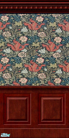 Sims 2 — Compton - Antique Wall by jembaby04 — Some antique walls for your older homes. All the walls in this set have