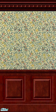 Sims 2 — Pomegranate - Antique Wall by jembaby04 — Some antique walls for your older homes. All the walls in this set