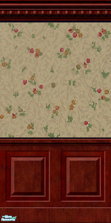 Sims 2 — Muted Berries - Antique Wall by jembaby04 — Some antique walls for your older homes. All the walls in this set
