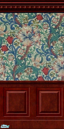 Sims 2 — Golden Lily #4 - Antique Wall by jembaby04 — Some antique walls for your older homes. All the walls in this set