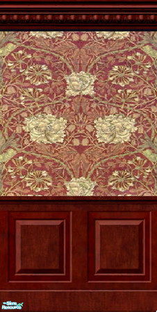 Sims 2 — Honeysuckle - Antique Wall by jembaby04 — Some antique walls for your older homes. All the walls in this set