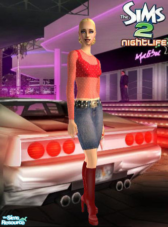 Sims 2 — Red Dots And Denim by sgoobysnacks — Red Dots And Denim is based on my good friend Juliette's wonderfull Alpha