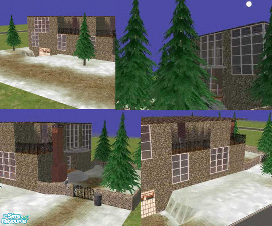 Sims 2 — Winter Home 1 by crayanne — A very beatyfull house, with one kitchen, a dining room, a living room, a study, two