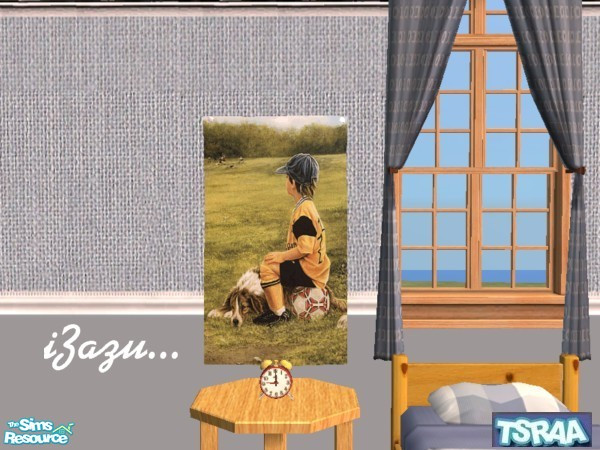 Sims 2 — Little Man 3 by iZazu — Little Man Picture Set includes 3 pin up pictures. Makes a great addition to any little
