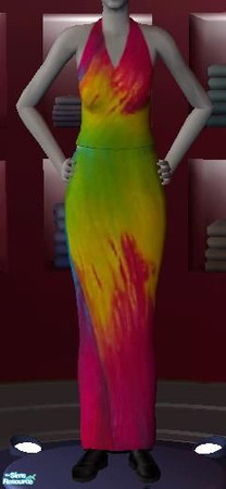 Sims 2 — Elder top and skirt by andi and grim — This is my elder outfit set. it has a skirt (bottom only) and a halter