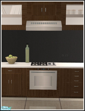 Sims 2 — Extra Colorado kitchen stoves - Dark brown & white by mirake — 