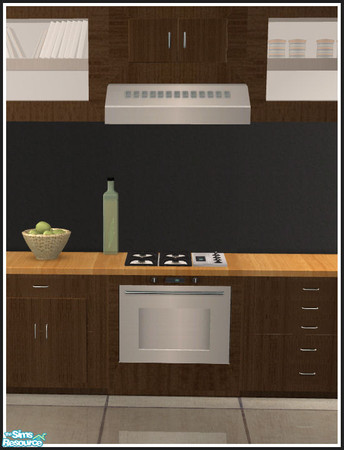 Sims 2 — Extra Colorado kitchen stoves - Dark brown & orange by mirake — 