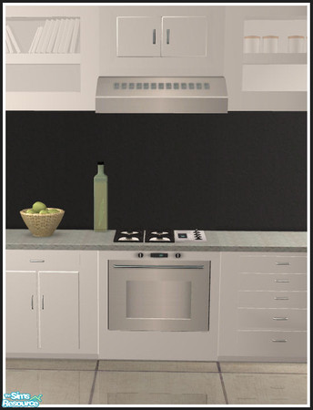 Sims 2 — Extra Colorado kitchen stoves - White & aluminium by mirake — 