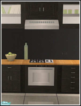 Sims 2 — Extra Colorado kitchen stoves - Black & orange by mirake — 