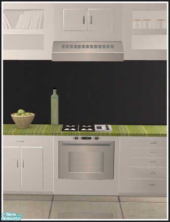 Sims 2 — Extra Colorado kitchen stoves - White & green by mirake — 