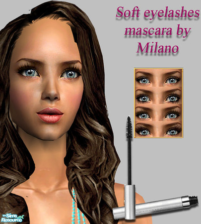Sims 2 — Eyelashes set 01 by milanokat — Sexy and flirty eyelashes for your sim ladies.