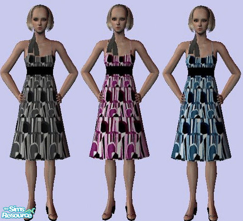Sims 2 — dresses for elder by milla184 — mesh: FeFullDress-(Elder) page 2 